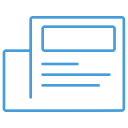 blue, , news, outline, ui svg vector icon