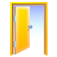 door, exit, folder, logout icon