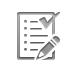 white,list,pencil icon