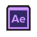 adobe, after, effects, graphics, motion, sfx svg vector icon