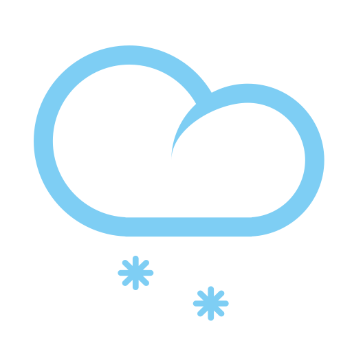 Weather Snow svg vector icon
