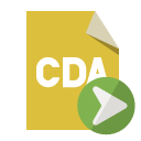 file,format,cda,right icon