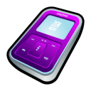 creative,zen,micro,purple,mp3 player,ipod icon