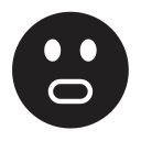 emoji, emotion, fearful, smiley svg vector icon