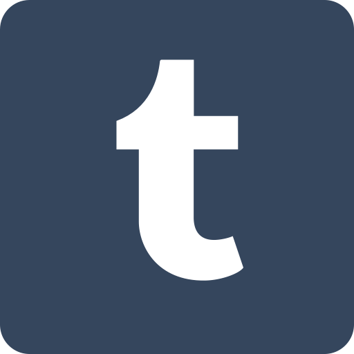 Social Tumblr svg vector icon