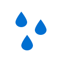 raindrops svg vector icon