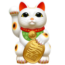 cat, icojam, maneki neko icon