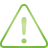 basic, exclamation, green icon