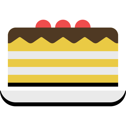 Cake svg vector icon