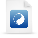 blue, document, file, paper icon