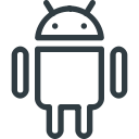 android, brand, brands, logo, logos svg vector icon