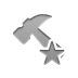 technical,hammer,star icon