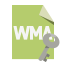 file,format,wma,key icon