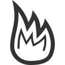 burn, fire, flame, hot, torch svg vector icon
