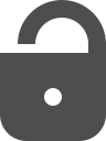fill, unlock svg vector icon