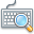 keyboard,magnify icon