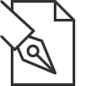 document, pen icon