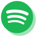 media, music, social, spotify svg vector icon