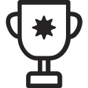 award, cup, prize, trophy, winner svg vector icon