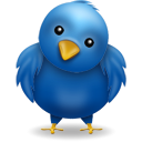 animal, bird, blue, twitter icon