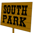 south,park,sign icon