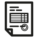 bill, document, invoice svg vector icon