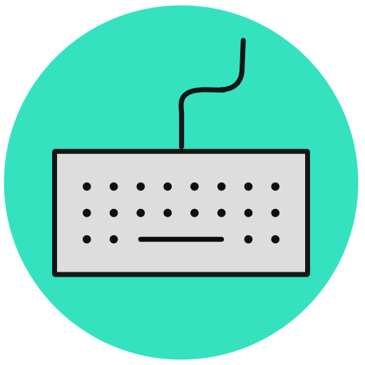 Keyboard svg vector icon
