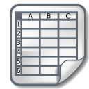 spreadsheet icon