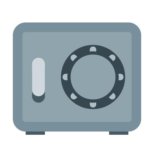 Safe svg vector icon