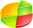analytics, chart, diagram, pie icon