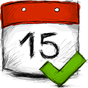 accept, date icon