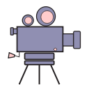 cam, camcorder, camera, movies, video svg vector icon