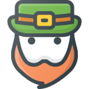 day, leprechaun, patrick, st svg vector icon