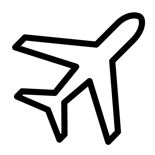 Aircraft svg vector icon