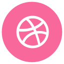 dribbble, ico, media, photo add, project post, share, social svg vector icon