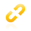broken, link, yellow icon