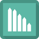 bar, bar chart, business, chart, graph svg vector icon