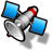 satellite,hot icon