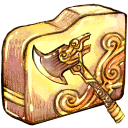 folder,axe icon