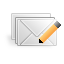 compose, mail icon