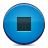 blue, button, stop icon