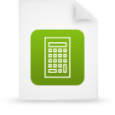 document, file, green, paper icon