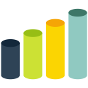 bars, data, infographic, information svg vector icon
