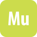 adobe, muse, rounded svg vector icon
