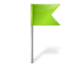base, chartreuse, flag, map, marker, right, sketch icon