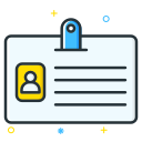 card, employee, id, job, seeker, unemployee, work svg vector icon