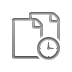 copy,clock icon