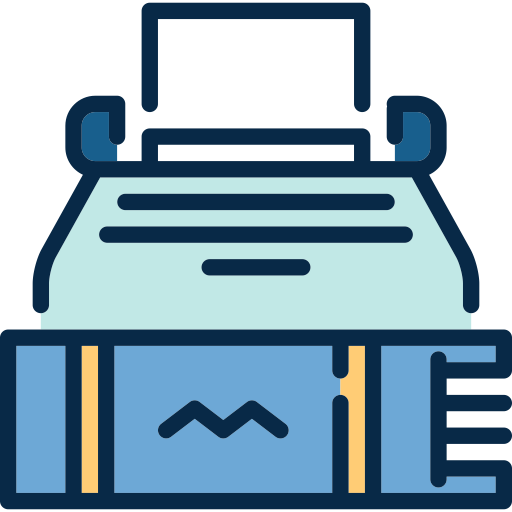 Writing svg vector icon