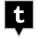 media, social, tumblr svg vector icon