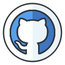 github, internet, media, network, online, social svg vector icon